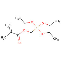 5577-72-0 triethoxysilylmethyl 2-methylprop-2-enoate chemical structure