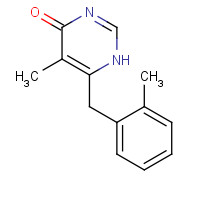 960297-58-9 5-methyl-6-[(2-methylphenyl)methyl]-1H-pyrimidin-4-one chemical structure