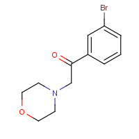 615534-53-7 1-(3-bromophenyl)-2-morpholin-4-ylethanone chemical structure