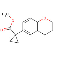952664-60-7 methyl 1-(3,4-dihydro-2H-chromen-6-yl)cyclopropane-1-carboxylate chemical structure
