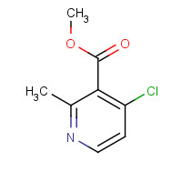 1261491-28-4 methyl 4-chloro-2-methylpyridine-3-carboxylate chemical structure
