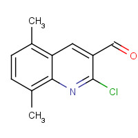 323196-71-0 2-chloro-5,8-dimethylquinoline-3-carbaldehyde chemical structure