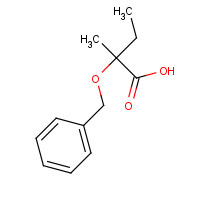 133645-39-3 2-methyl-2-phenylmethoxybutanoic acid chemical structure