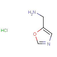 1196156-45-2 1,3-oxazol-5-ylmethanamine;hydrochloride chemical structure