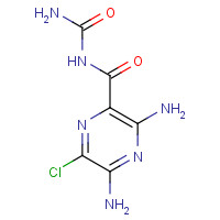 23656-84-0 3,5-diamino-N-carbamoyl-6-chloropyrazine-2-carboxamide chemical structure