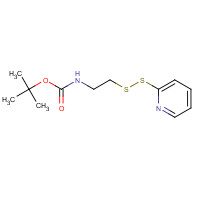 535943-48-7 tert-butyl N-[2-(pyridin-2-yldisulfanyl)ethyl]carbamate chemical structure