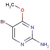 36082-45-8 5-bromo-4-methoxypyrimidin-2-amine chemical structure