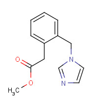 1248592-21-3 methyl 2-[2-(imidazol-1-ylmethyl)phenyl]acetate chemical structure