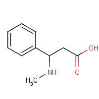 76497-43-3 3-(methylamino)-3-phenylpropanoic acid chemical structure