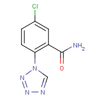 449758-27-4 5-chloro-2-(tetrazol-1-yl)benzamide chemical structure