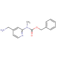 214471-77-9 benzyl N-[4-(aminomethyl)pyridin-2-yl]-N-methylcarbamate chemical structure