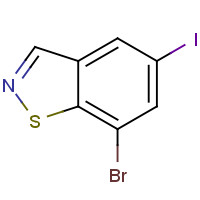 1326714-56-0 7-bromo-5-iodo-1,2-benzothiazole chemical structure