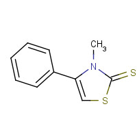 21402-19-7 3-methyl-4-phenyl-1,3-thiazole-2-thione chemical structure
