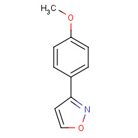 61428-20-4 3-(4-methoxyphenyl)-1,2-oxazole chemical structure