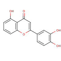 19852-25-6 2-(3,4-dihydroxyphenyl)-5-hydroxychromen-4-one chemical structure