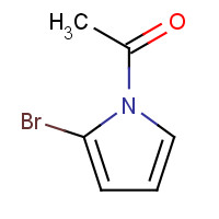 84455-06-1 1-(2-bromopyrrol-1-yl)ethanone chemical structure