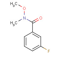 226260-01-1 3-fluoro-N-methoxy-N-methylbenzamide chemical structure