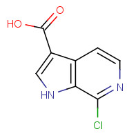 1167055-41-5 7-chloro-1H-pyrrolo[2,3-c]pyridine-3-carboxylic acid chemical structure