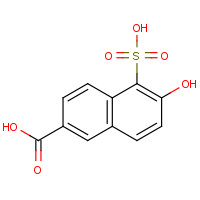 137644-29-2 6-hydroxy-5-sulfonaphthalene-2-carboxylic acid chemical structure