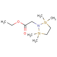78605-23-9 ethyl 2-(2,2,5,5-tetramethyl-1,2,5-azadisilolidin-1-yl)acetate chemical structure