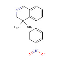 1430563-84-0 4,4-dimethyl-5-(4-nitrophenyl)-3H-isoquinoline chemical structure
