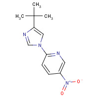 1393125-83-1 2-(4-tert-butylimidazol-1-yl)-5-nitropyridine chemical structure