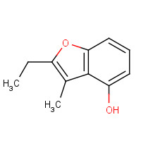 3610-17-1 2-ethyl-3-methyl-1-benzofuran-4-ol chemical structure