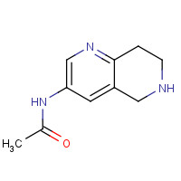 1430218-29-3 N-(5,6,7,8-tetrahydro-1,6-naphthyridin-3-yl)acetamide chemical structure
