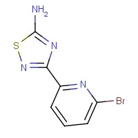 1179361-40-0 3-(6-bromopyridin-2-yl)-1,2,4-thiadiazol-5-amine chemical structure