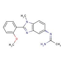 863869-94-7 N'-[2-(2-methoxyphenyl)-1-methylbenzimidazol-5-yl]ethanimidamide chemical structure