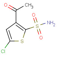 160982-10-5 3-acetyl-5-chlorothiophene-2-sulfonamide chemical structure