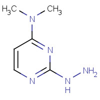 1372711-08-4 2-hydrazinyl-N,N-dimethylpyrimidin-4-amine chemical structure