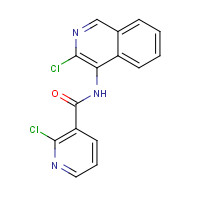 342899-39-2 2-chloro-N-(3-chloroisoquinolin-4-yl)pyridine-3-carboxamide chemical structure
