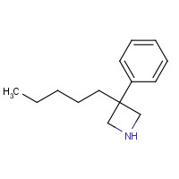 1225439-18-8 3-pentyl-3-phenylazetidine chemical structure