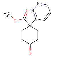 960371-48-6 methyl 4-oxo-1-pyridazin-3-ylcyclohexane-1-carboxylate chemical structure