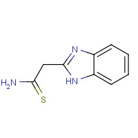61689-98-3 2-(1H-benzimidazol-2-yl)ethanethioamide chemical structure