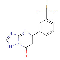 75175-84-7 5-[3-(trifluoromethyl)phenyl]-1H-[1,2,4]triazolo[1,5-a]pyrimidin-7-one chemical structure