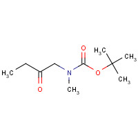 187658-95-3 tert-butyl N-methyl-N-(2-oxobutyl)carbamate chemical structure