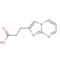 956101-01-2 3-imidazo[1,2-a]pyrimidin-2-ylpropanoic acid chemical structure