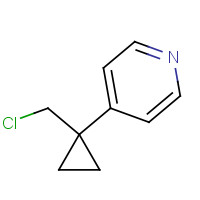 1144518-03-5 4-[1-(chloromethyl)cyclopropyl]pyridine chemical structure