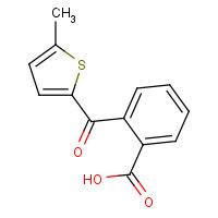 152567-82-3 2-(5-methylthiophene-2-carbonyl)benzoic acid chemical structure