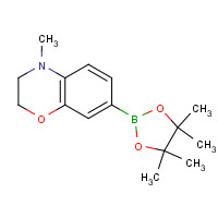 519054-54-7 4-methyl-7-(4,4,5,5-tetramethyl-1,3,2-dioxaborolan-2-yl)-2,3-dihydro-1,4-benzoxazine chemical structure