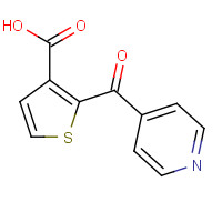 1433203-90-7 2-(pyridine-4-carbonyl)thiophene-3-carboxylic acid chemical structure