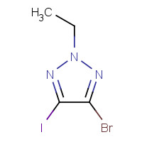 1384848-48-9 4-bromo-2-ethyl-5-iodotriazole chemical structure