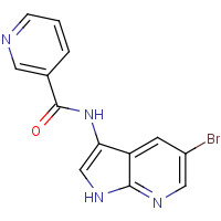 507462-80-8 N-(5-bromo-1H-pyrrolo[2,3-b]pyridin-3-yl)pyridine-3-carboxamide chemical structure