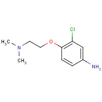 895636-40-5 3-chloro-4-[2-(dimethylamino)ethoxy]aniline chemical structure