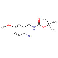 314271-24-4 tert-butyl N-[(2-amino-5-methoxyphenyl)methyl]carbamate chemical structure