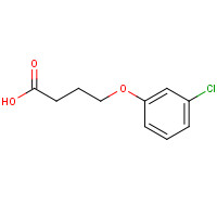 5057-51-2 4-(3-chlorophenoxy)butanoic acid chemical structure
