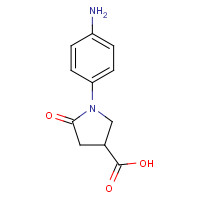 346637-44-3 1-(4-aminophenyl)-5-oxopyrrolidine-3-carboxylic acid chemical structure