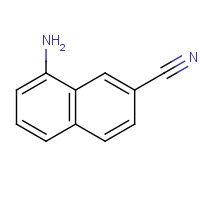 73399-93-6 8-aminonaphthalene-2-carbonitrile chemical structure